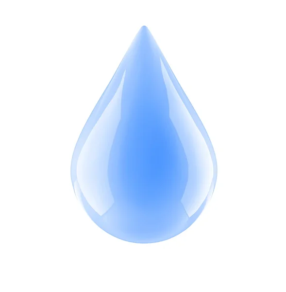 stock image Water drop on a white background