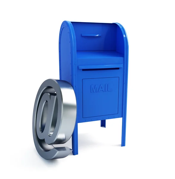 E-mailek mail doboz — Stock Fotó