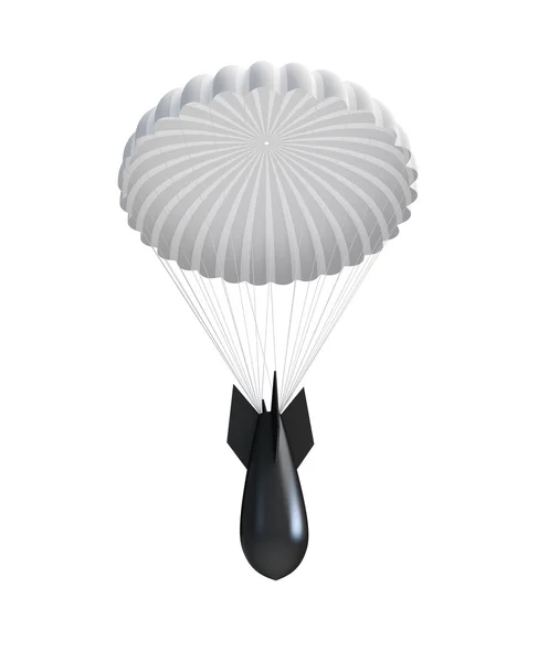 Bom op parachute — Stockfoto