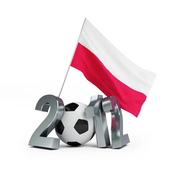 Polónia evro 2012 — Fotografia de Stock