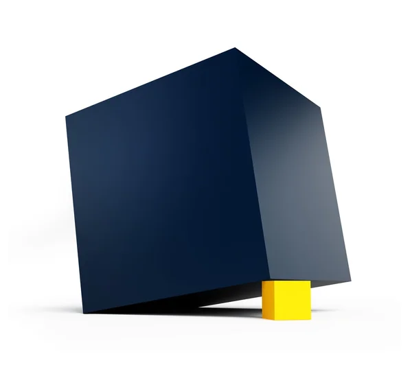 Luta de dois quadrados — Fotografia de Stock