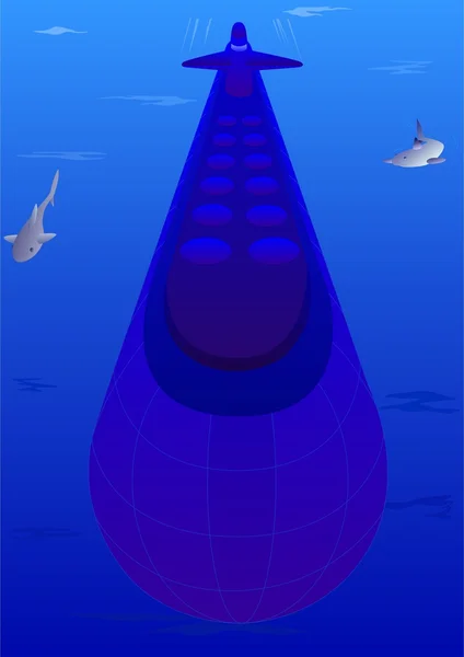 Łódź podwodna — Zdjęcie stockowe