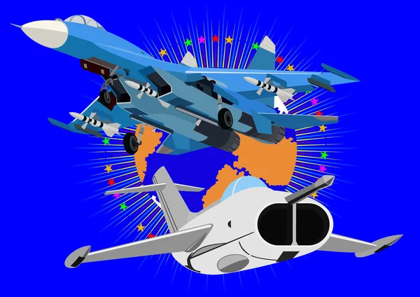 Technologie aéronautique — Image vectorielle