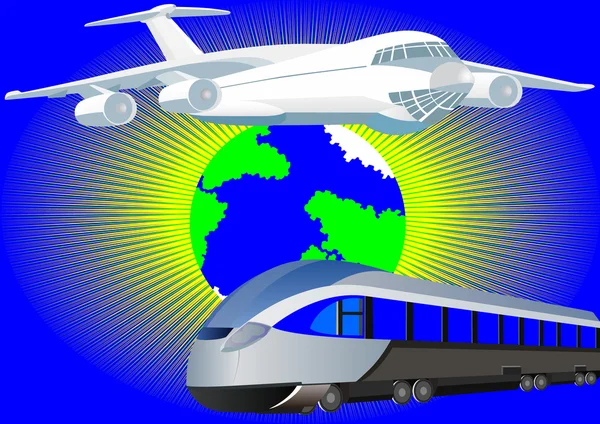 Transport de passagers — Image vectorielle