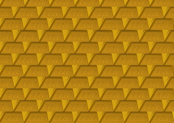 Abstrakter Hintergrund Von Goldbarren — Stockvektor