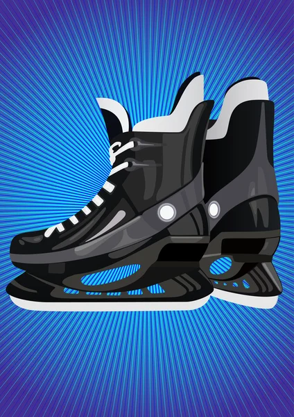 Hockey skates — Stock Vector