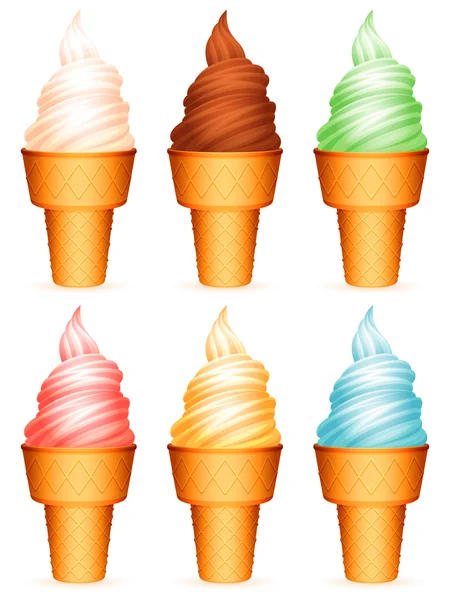 Crème glacée. — Image vectorielle