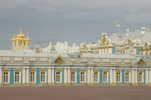 キャサリン tsarskoe ツァールスコエ ・ セローの壮大な宮殿 — ストック写真