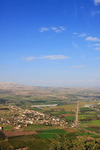 Blick Auf Galiläa Vom Arbelberg Israel — Stockfoto