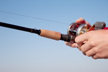 Fishing reel clipart