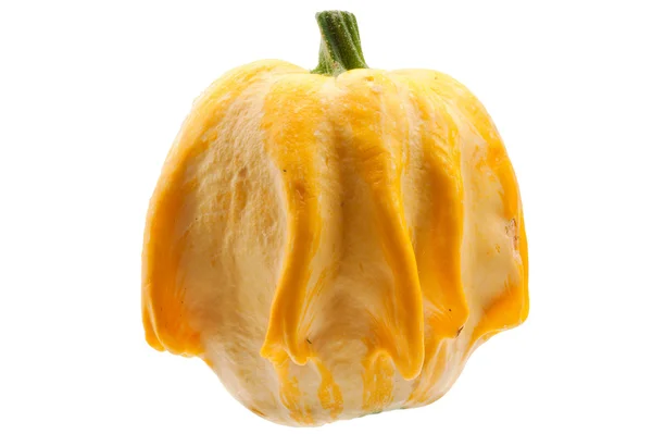 Yellow pumpkin isolated on white background. — Stock Photo, Image