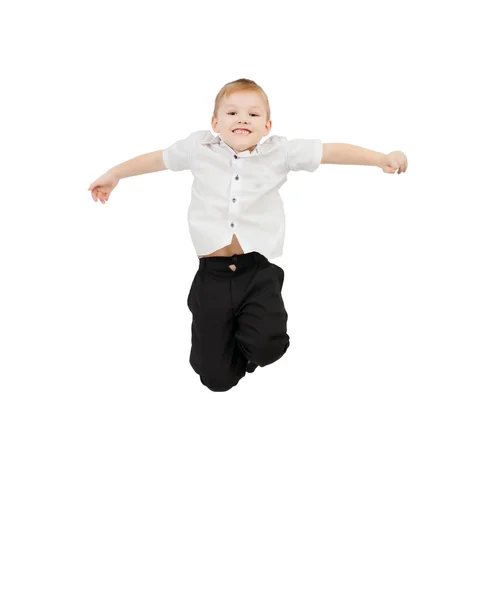 Barnet hoppar — Stockfoto