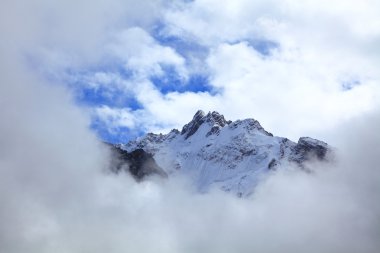 Snow-capped peak clipart