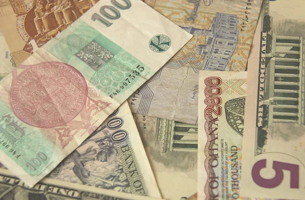 Old money of the world — Stock Photo, Image