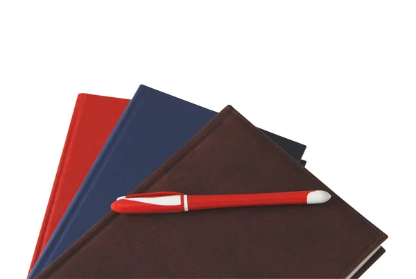 Bolígrafo y cuadernos —  Fotos de Stock