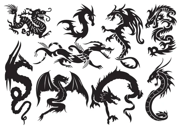 Dragons — Image vectorielle