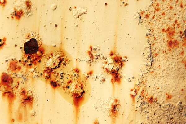 Erosie van metaal en bescherming verf — Stockfoto