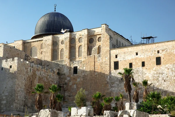 Al aqsa moskén i jerusalem, israel — Stockfoto