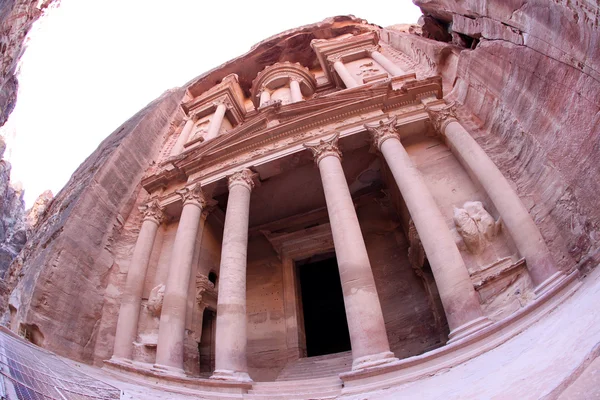 Mosteiro Imponente em Petra, Jordânia — Fotografia de Stock