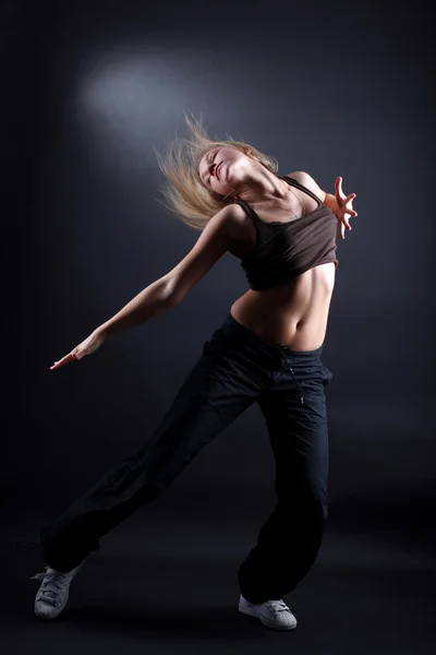 Cool Moderne Vrouw Danser — Stockfoto