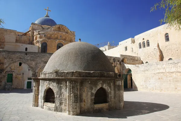 Kopuła Kościele Bożego Grobu Jerozolimie Izrael — Zdjęcie stockowe