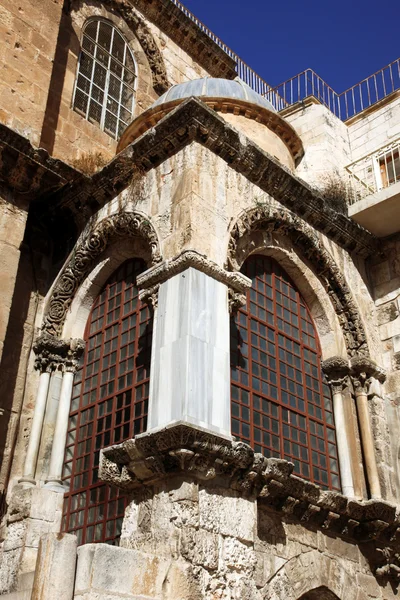 Deel van de kerk van het Heilig Graf in Jeruzalem, Israël — Stockfoto