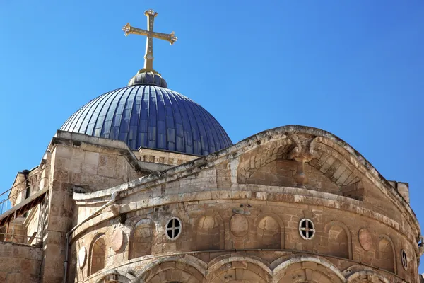 Cúpula sobre la Iglesia del Santo Sepulcro en Jerusalén, Israel —  Fotos de Stock