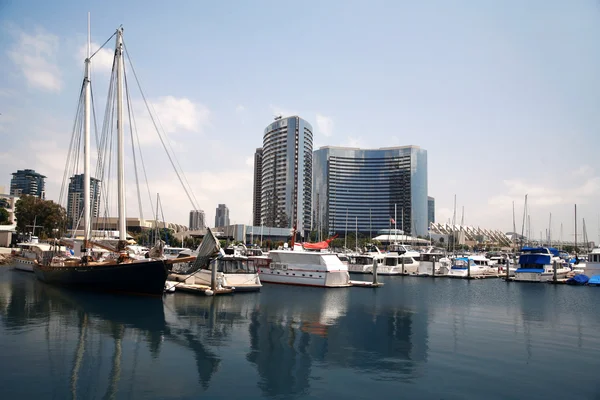 San Diego Hafen und Innenstadt — Stockfoto