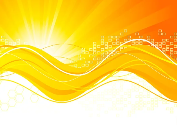 Achtergrond in oranje kleur — Stockvector