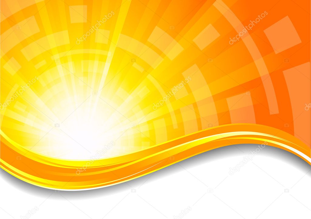 Background In Orange Color Stock Vector Image By C Denchik