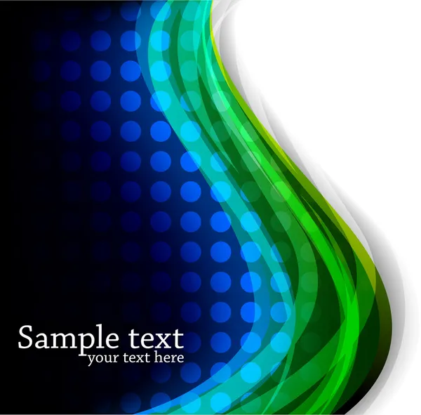 Abstracte achtergrond met stip in blauwe kleur. vectorillustratie — Stockvector