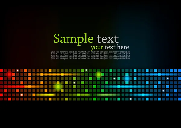 Abstract kleurrijke achtergrond met vierkant — Stockvector