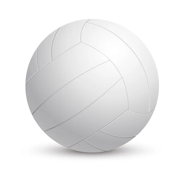 Volleyball isolé sur blanc — Image vectorielle
