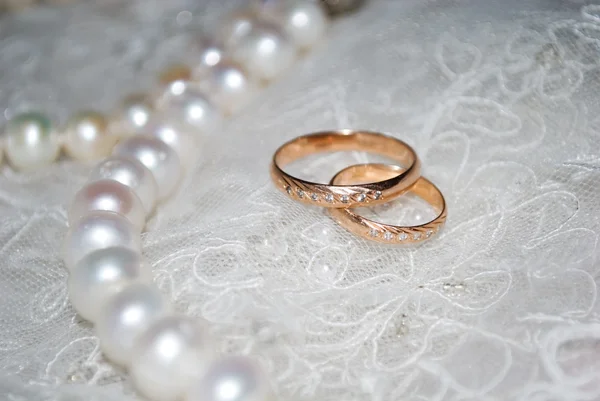 Свадебные кольца — Stockfoto