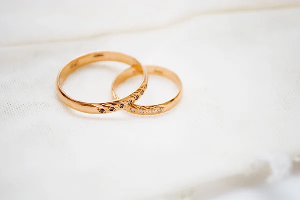 Свадебные кольца — 图库照片