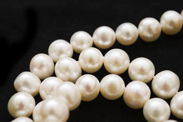 Białe perły — Zdjęcie stockowe