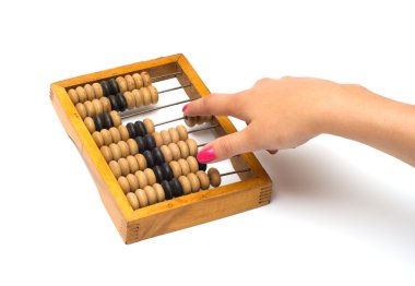 ahşap abacus.