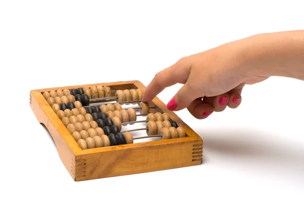 Дерев'яні abacus . — стокове фото