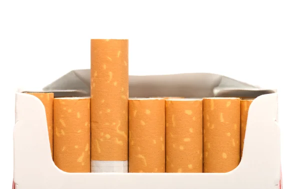 Schachtel Zigaretten. — Stockfoto