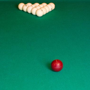 Russian billiards. clipart