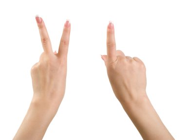 Hands gesture. clipart