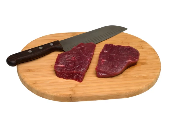 Gotowanie mięsa. — Zdjęcie stockowe
