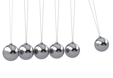 Newton's cradle clipart