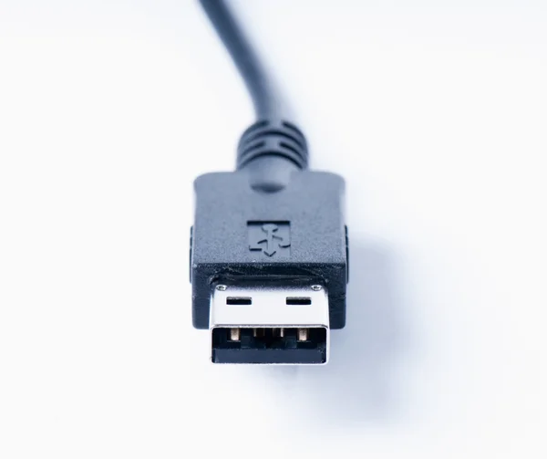 Usb Cable White Background Front View — Stock Photo, Image