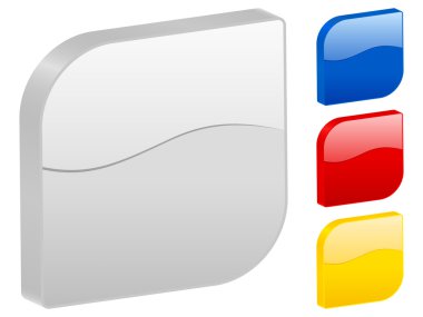 3D rounded icon