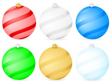 Renkli Noel topları