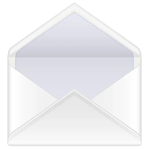 Enveloppe courrier ouvert — Image vectorielle