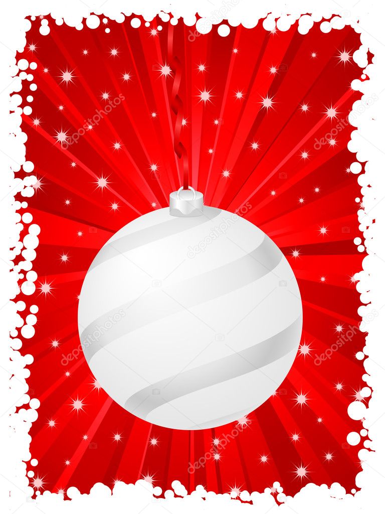 Vertical christmas background red