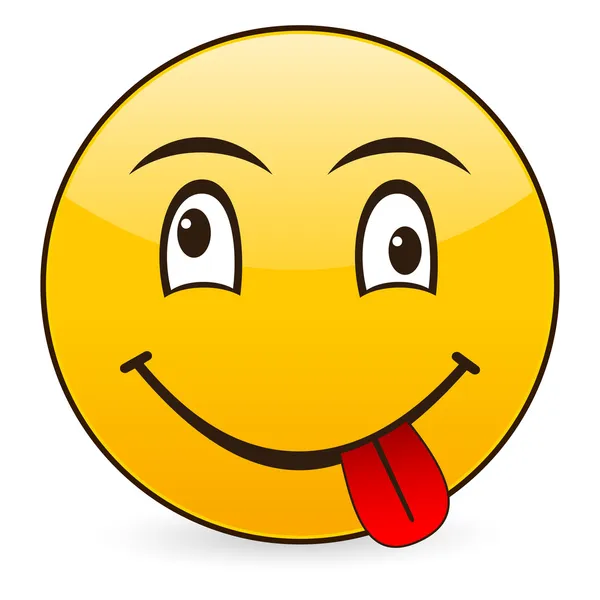 Emoticono de sonrisa 4 — Vector de stock