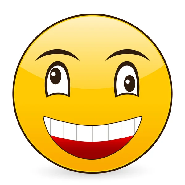 Emoticon sorriso 10 — Vetor de Stock